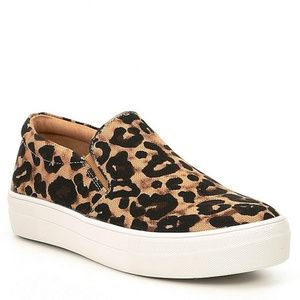 Steve Madden Gills Platform Leopard Slip-On NIB